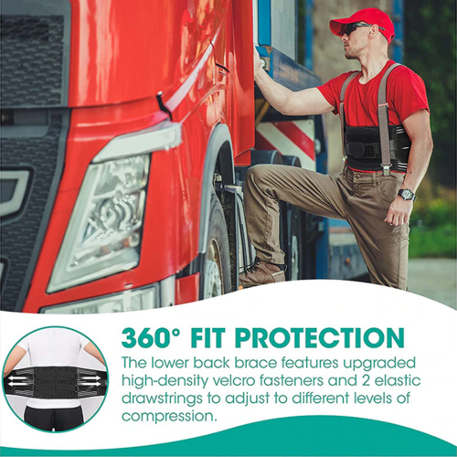 Adjustable Lower Back Brace Lumbar Support Waist Belt For Men Women