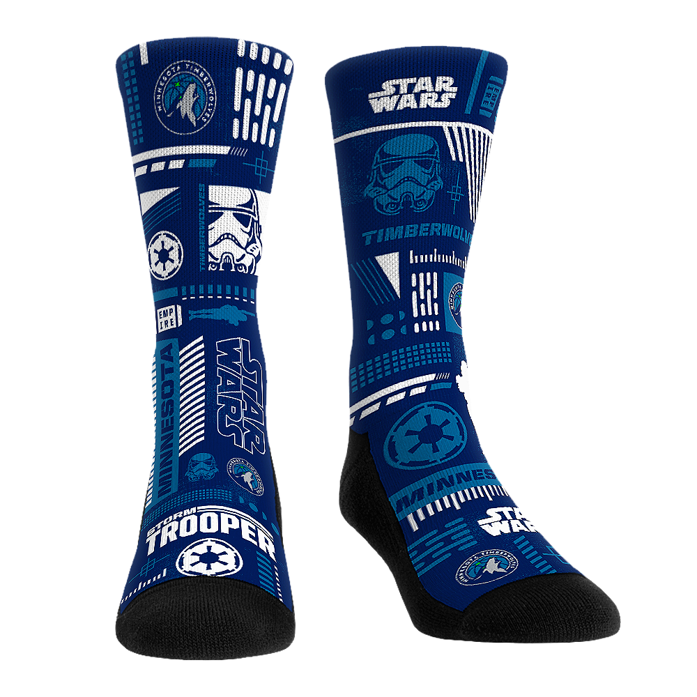 Minnesota Timberwolves - Star Wars  - Stormtrooper Pattern