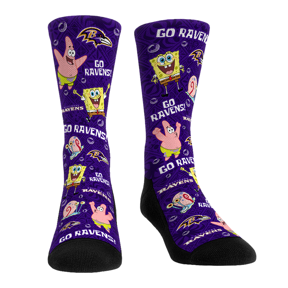 Baltimore Ravens - SpongeBob SquarePants  - Characters All-Over