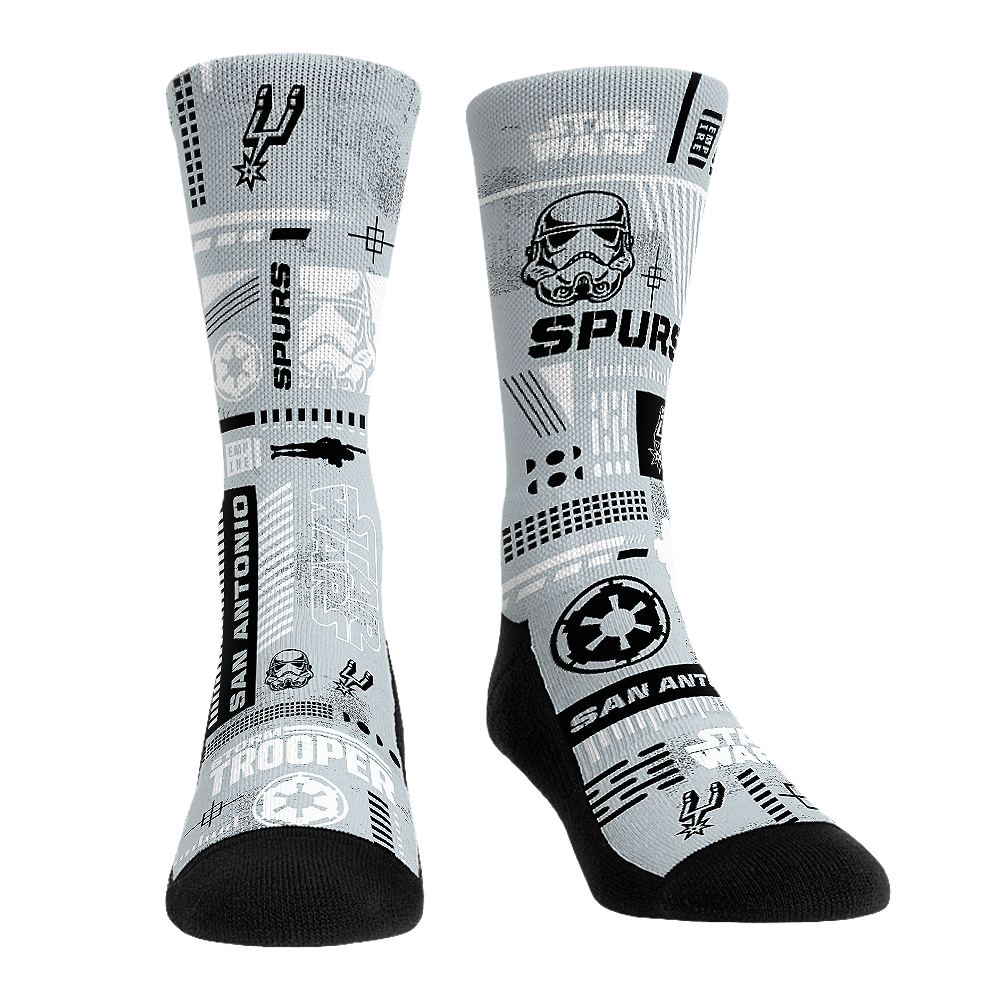 San Antonio Spurs - Star Wars  - Stormtrooper Pattern